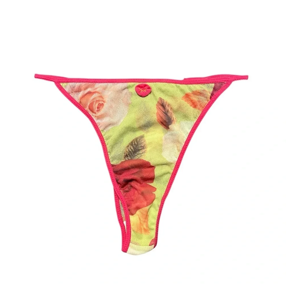 Y2K Deadstock Arden B Mesh Thong Panties